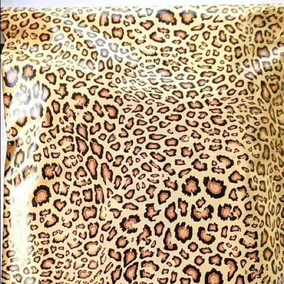 leopard print poly mailers